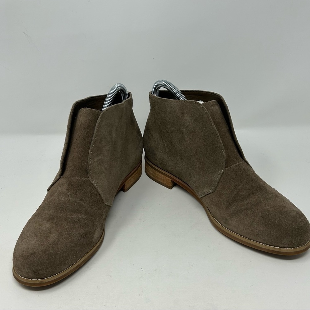 Blondo Verona Tan Suede Waterproof Leather Slip On Ankle Boots Size 7 - Picture 10 of 13